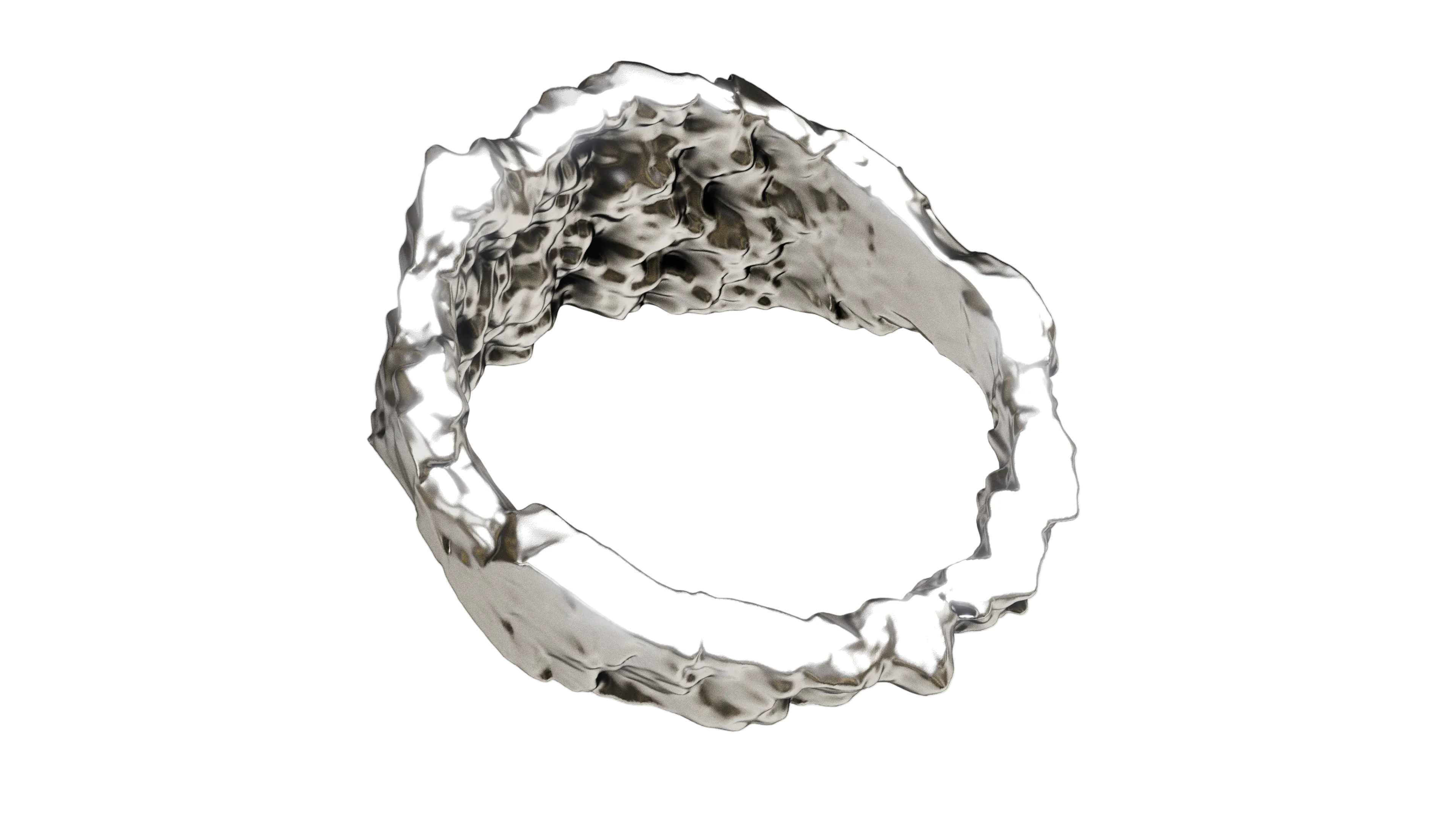Distorted Silverring
