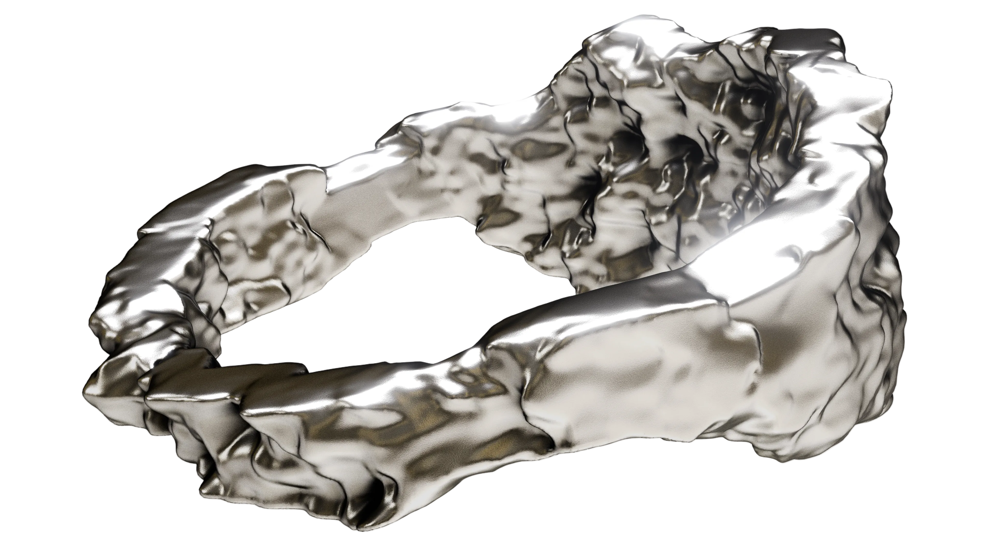 Distorted Silverring