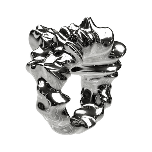 Distorted II in 925 sterling silver, alternate view